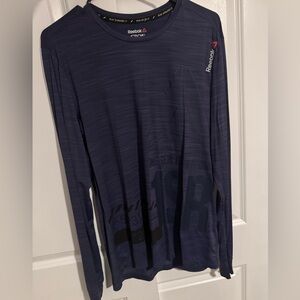 Reebok Men's Blue Long Sleeve Shirt new condition